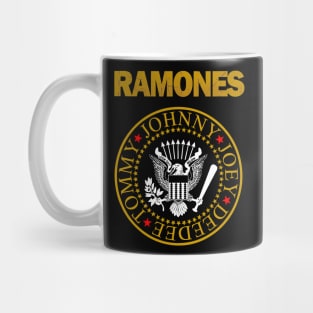 Ramones Band Legacy Lives On Punk Perseverance  Logo Mug